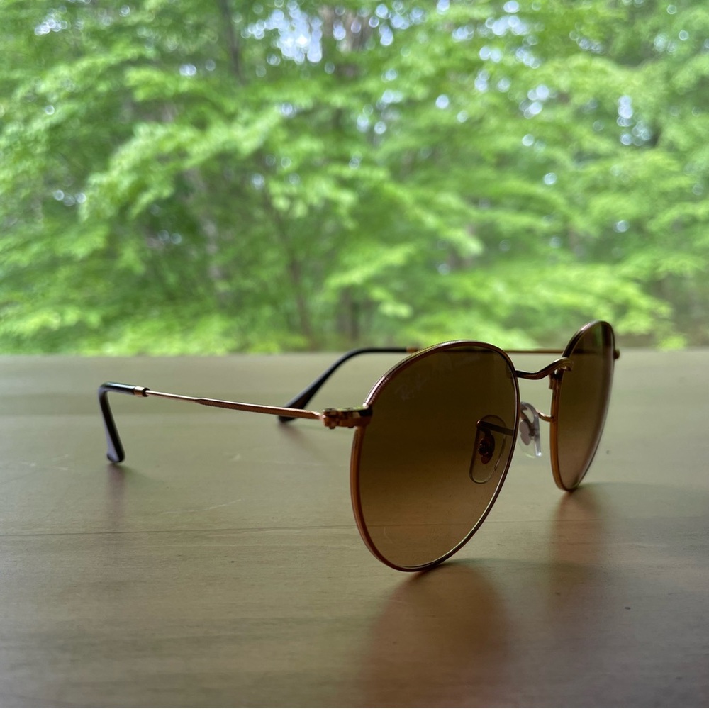 Rayban Round Metal Sunglasses